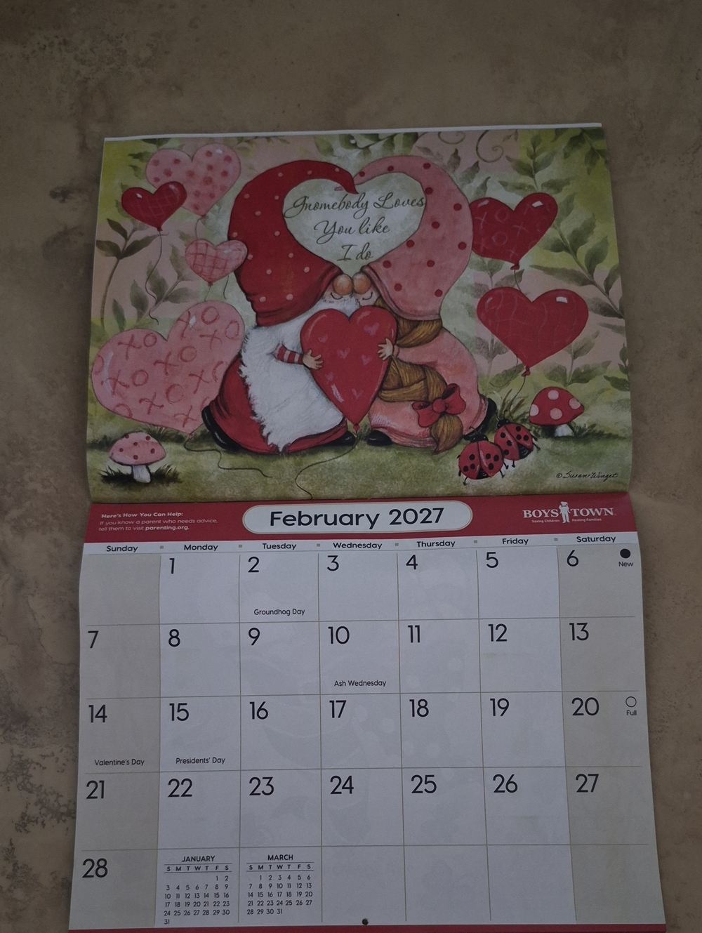 2027 Wall Calendar